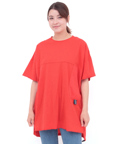 チチカカ |サイドポケット布帛切替プルオーバー(大きいサイズ)