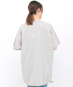 チチカカ |サイドポケット布帛切替プルオーバー(大きいサイズ)