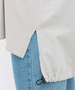 チチカカ |サイドポケット布帛切替プルオーバー(大きいサイズ)