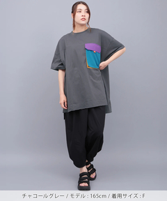 チチカカ |ナイロンビッグポケットTシャツ