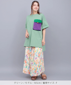 チチカカ |ナイロンビッグポケットTシャツ