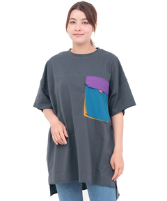 チチカカ |ナイロンビッグポケットTシャツ