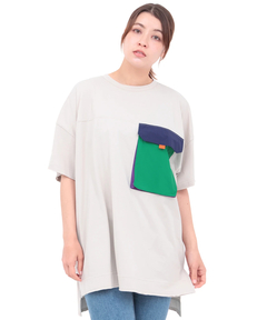 チチカカ |ナイロンビッグポケットTシャツ