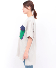 チチカカ |ナイロンビッグポケットTシャツ