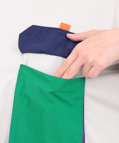 チチカカ |ナイロンビッグポケットTシャツ