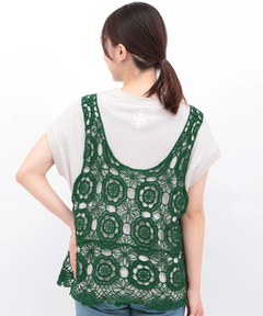 チチカカ |かぎ編み風刺繍ベスト