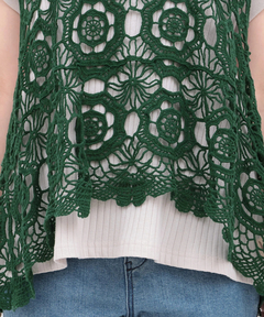 チチカカ |かぎ編み風刺繍ベスト