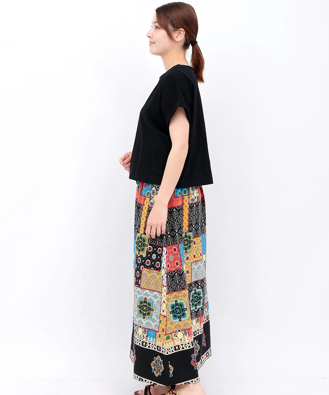 アソートプリントドッキングワンピース / ワンピース