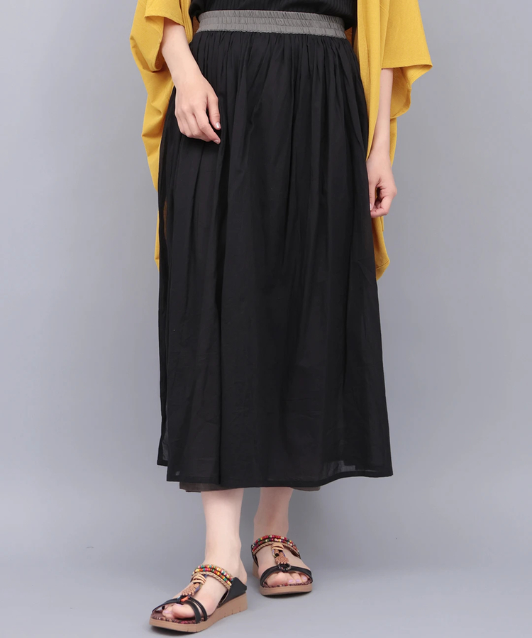 チチカカ |バイカラーパンツスカート