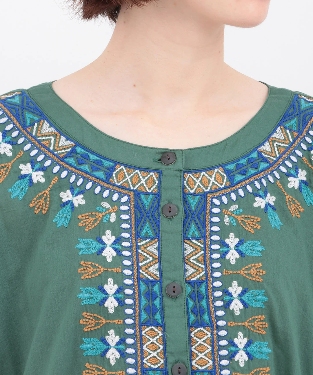 ダシキ刺繍ワンピース / ワンピース | エスニックファッション＆雑貨の