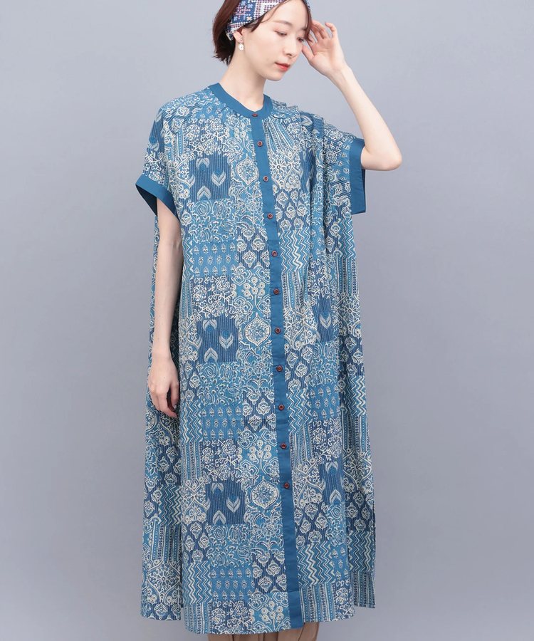 チチカカ |サシコ風パッチプリントワンピース