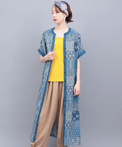 チチカカ |サシコ風パッチプリントワンピース