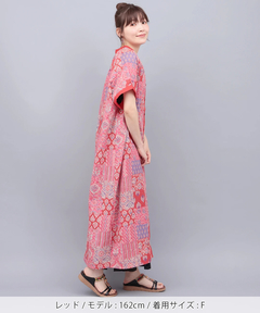 チチカカ |サシコ風パッチプリントワンピース