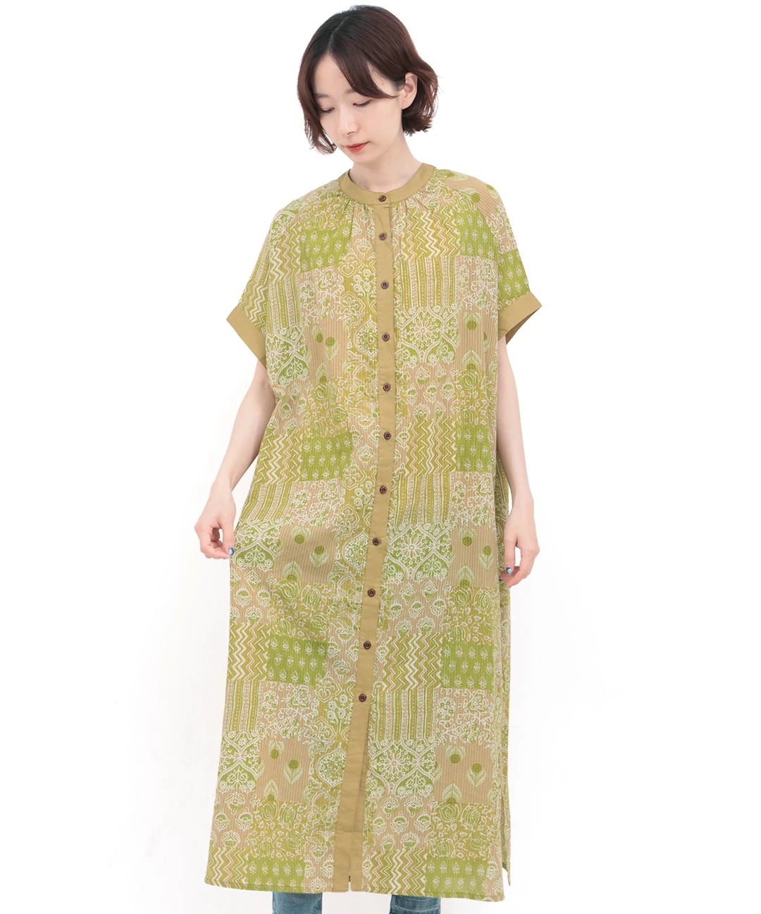 SISSEL EDELBO ワンピース　ドレス　パッチワーク風プリント ワンピース　ドレス　パッチワーク風プリント SISSEL EDELBO