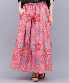 チチカカ |サシコ風パッチプリントスカート