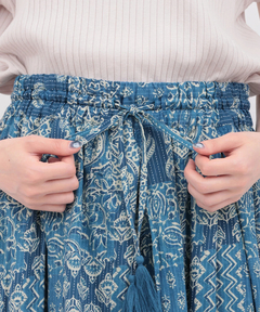 チチカカ |サシコ風パッチプリントスカート