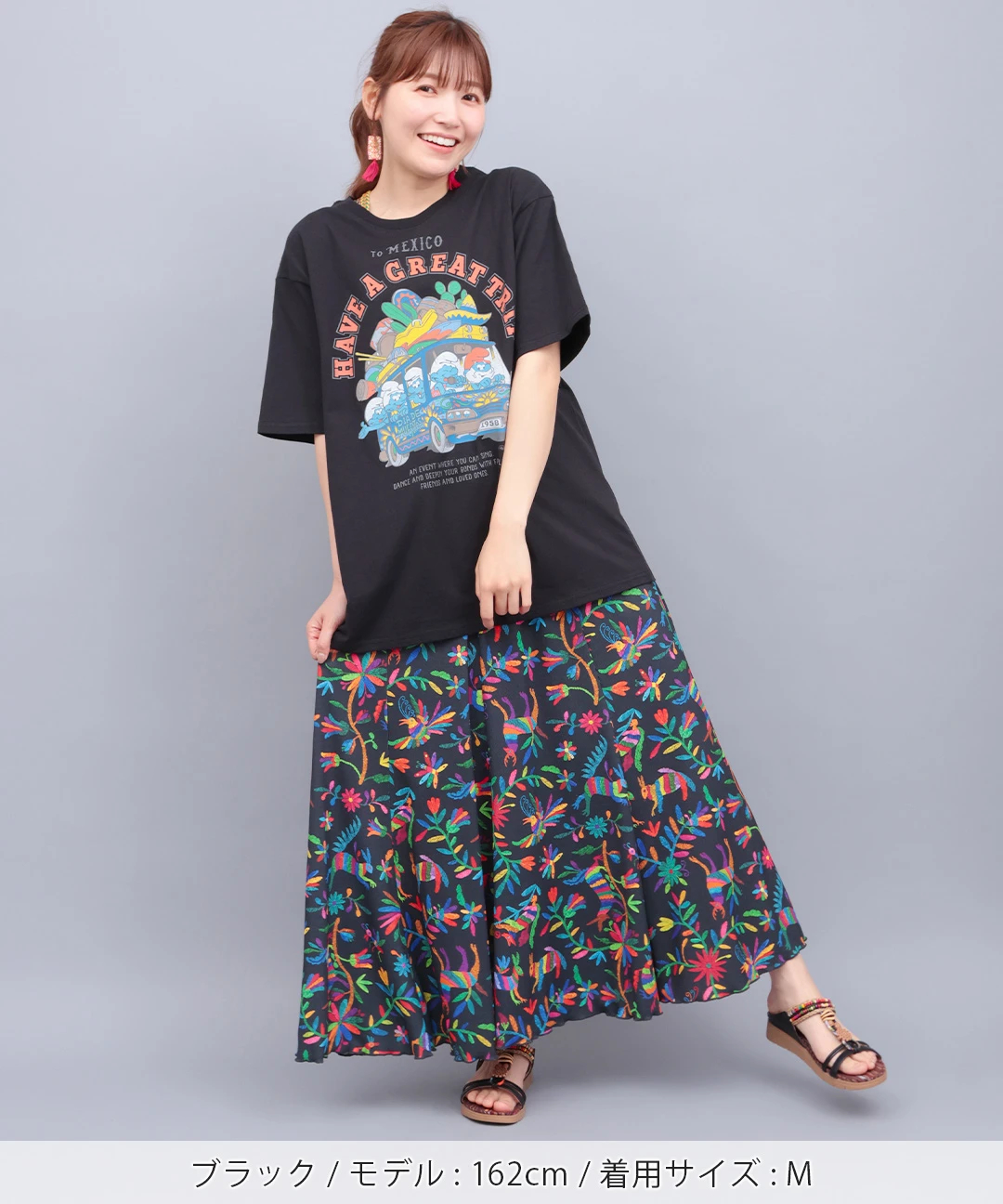 スマーフ コラボレーション メキシコバスプリントTシャツ / Tシャツ
