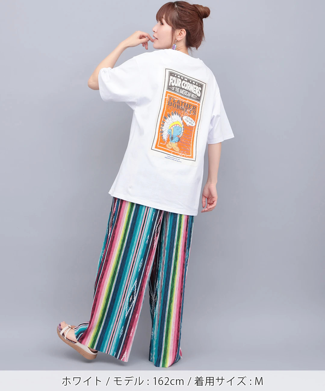 スマーフ コラボレーション ポスタープリントTシャツ / Tシャツ