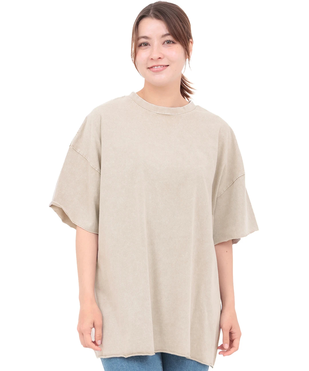 アシッドウォッシュカットオフTシャツ / Tシャツ・カットソー