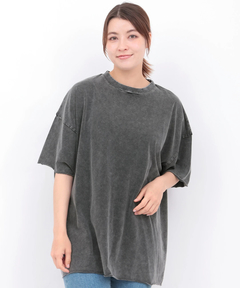 チチカカ |アシッドウォッシュカットオフTシャツ