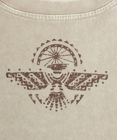 チチカカ |アシッドウォッシュカットオフTシャツ