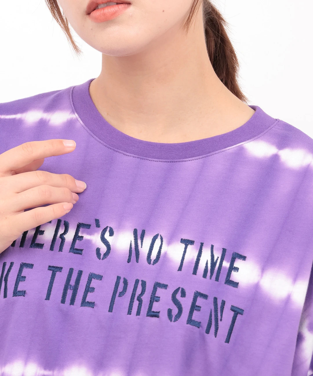 tシャツ ロゴ刺繍タイダイＴシャツ レディース ロゴ刺繍タイダイTシャツ / Tシャツ・カットソー | エスニック