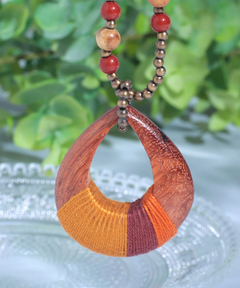 チチカカ |糸巻ウッドネックレス