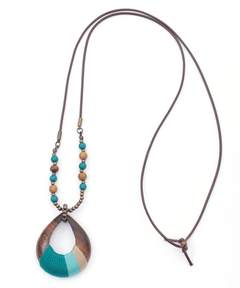 チチカカ |糸巻ウッドネックレス