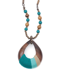 チチカカ |糸巻ウッドネックレス