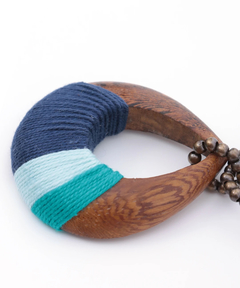 チチカカ |糸巻ウッドネックレス