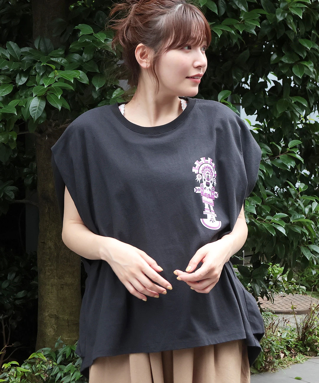 トゥーミプリントプルオーバー / Tシャツ・カットソー | エスニック