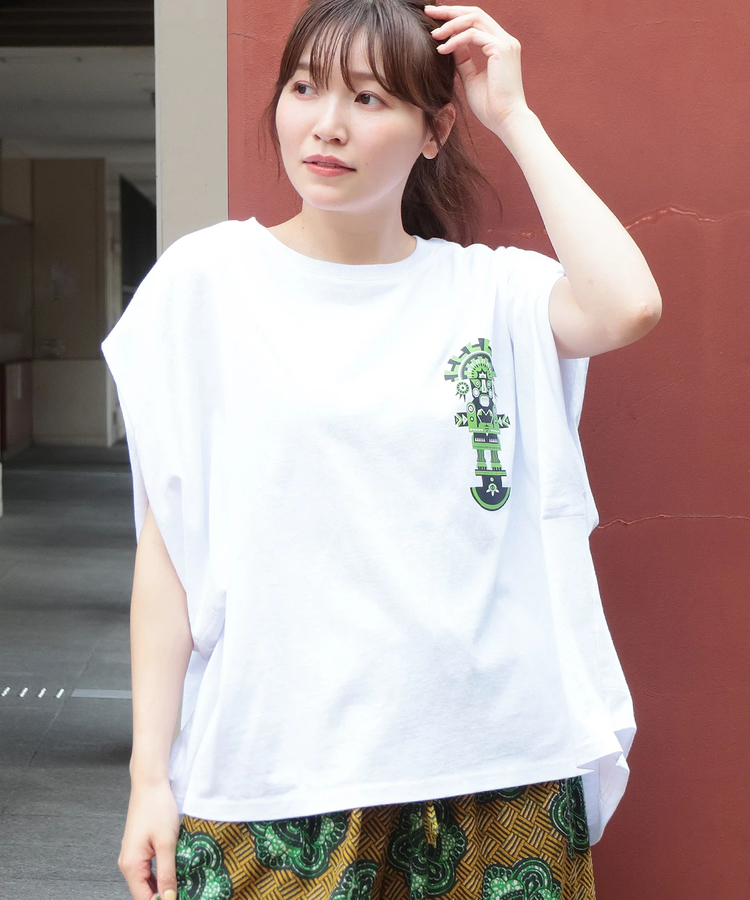 チチカカ |トゥーミプリントプルオーバー