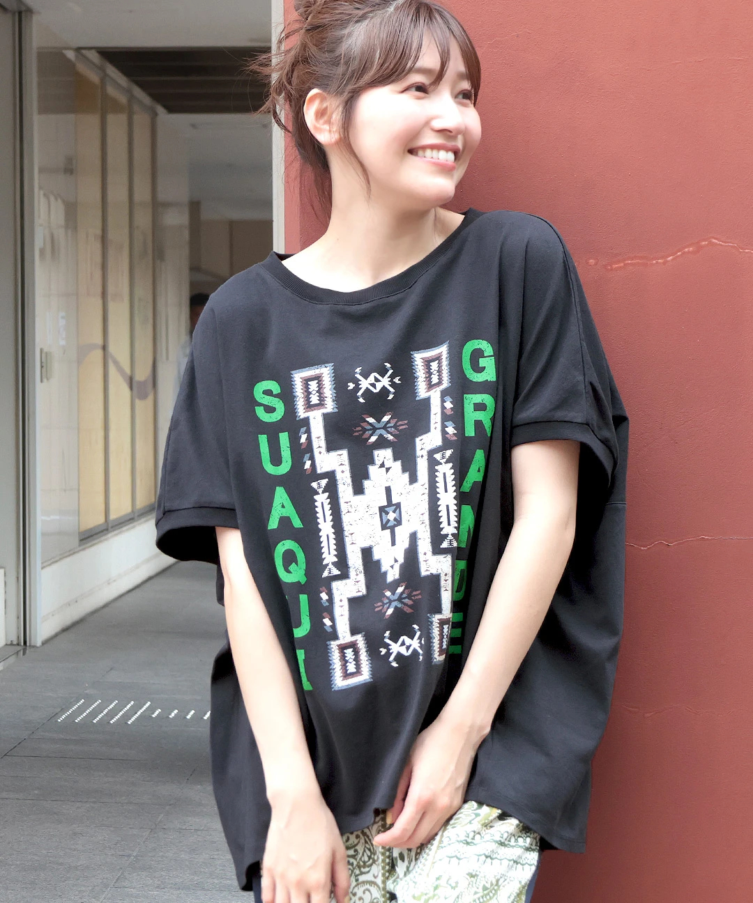 スアキ・グランデプリントプルオーバー / Tシャツ・カットソー