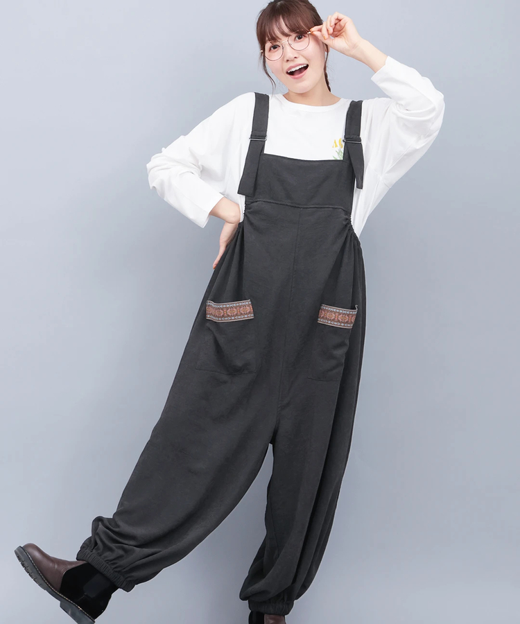 チチカカ |Orale! サルエル風サロペットパンツ