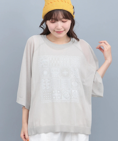 チチカカ |シアーニットインナー付プルオーバー