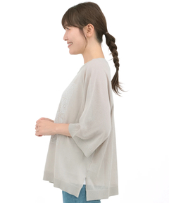 チチカカ |シアーニットインナー付プルオーバー