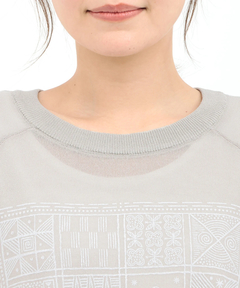 チチカカ |シアーニットインナー付プルオーバー