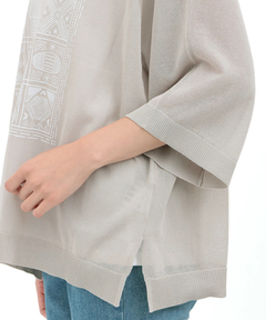 チチカカ |シアーニットインナー付プルオーバー