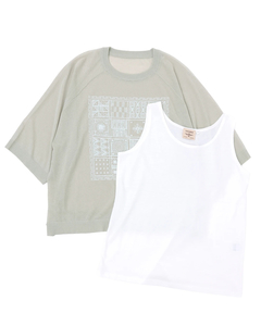 チチカカ |シアーニットインナー付プルオーバー