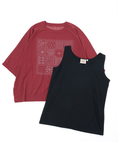 チチカカ |シアーニットインナー付プルオーバー