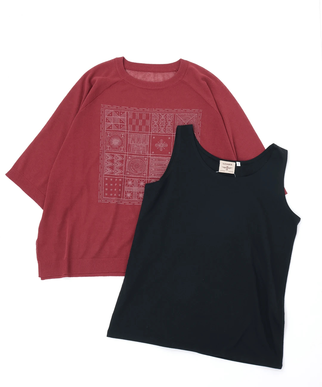 あちょん＠オーダーページ シアーニットインナー付プルオーバー / Tシャツ・カットソー