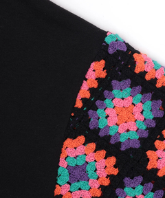 チチカカ |クロシェ風スリーブTシャツ