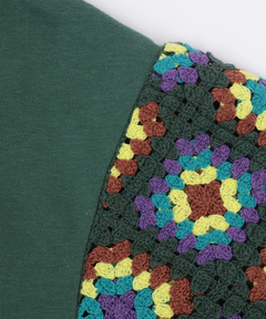 チチカカ |クロシェ風スリーブTシャツ