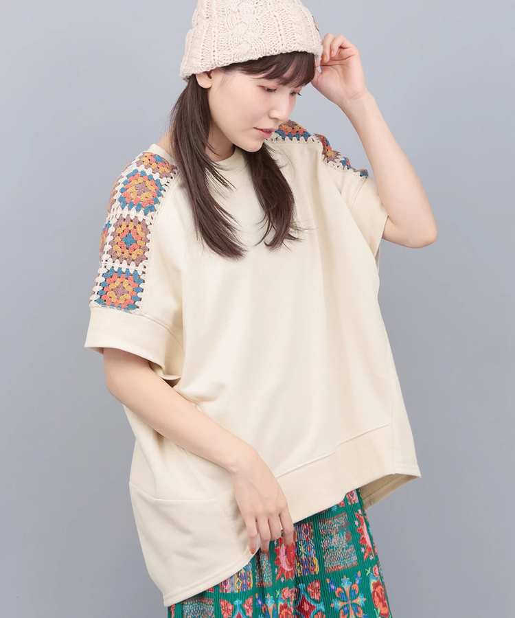 チチカカ |クロシェラインプルオーバー