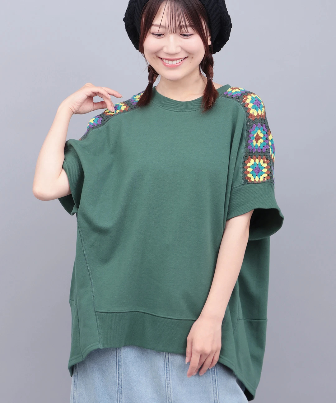 クロシェラインプルオーバー / Tシャツ・カットソー | エスニック