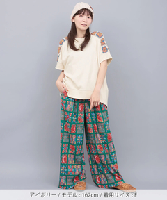 チチカカ |クロシェラインプルオーバー