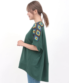 チチカカ |クロシェラインプルオーバー