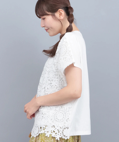 チチカカ |フラワーレース切替プルオーバー