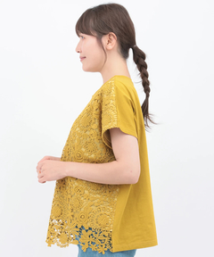 チチカカ |フラワーレース切替プルオーバー