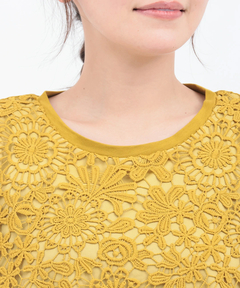 チチカカ |フラワーレース切替プルオーバー